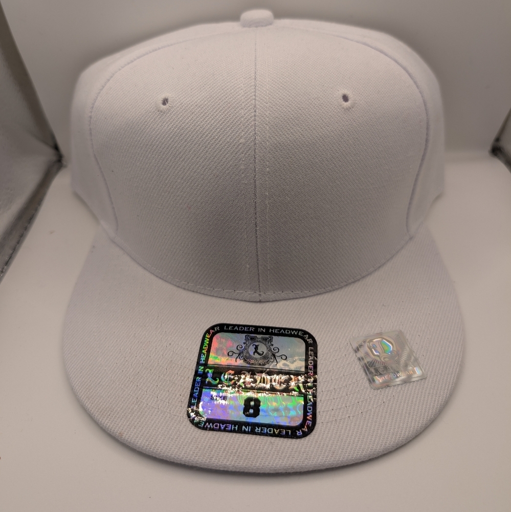 White Fitted Cap